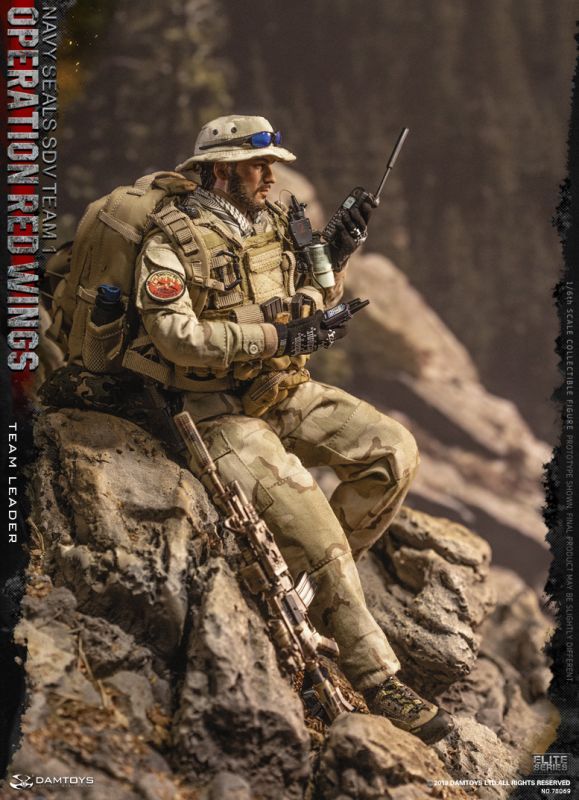 DAMTOYS 1/6 米海軍特殊部隊 ネイビーシールズ SDVチーム1 - チームリーダー ”レッド・ウィング作戦” in アフガニスタン  アクションフィギュア 78069 * お取り寄せ - 1/6フィギュア通販専門店 - トレジャートイズ