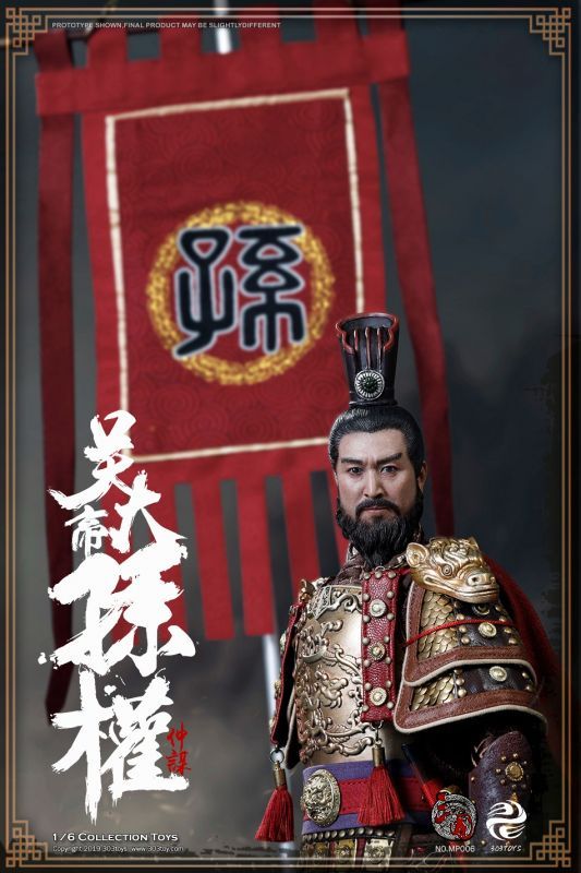 303TOYS 1/6 孫権 呉 三国志 アクションフィギュア ≪マスターピース