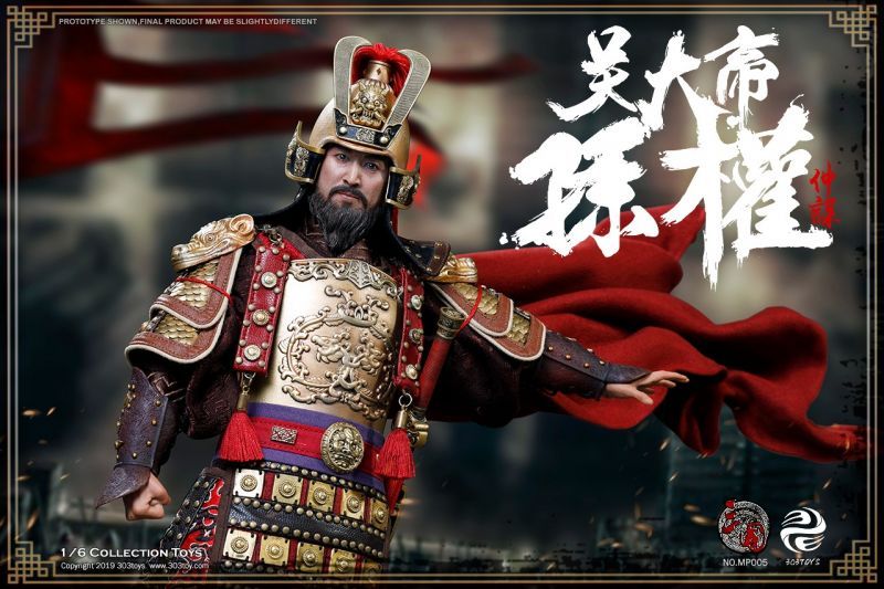 303TOYS 1/6 孫権 呉 三国志 アクションフィギュア ≪マスターピース