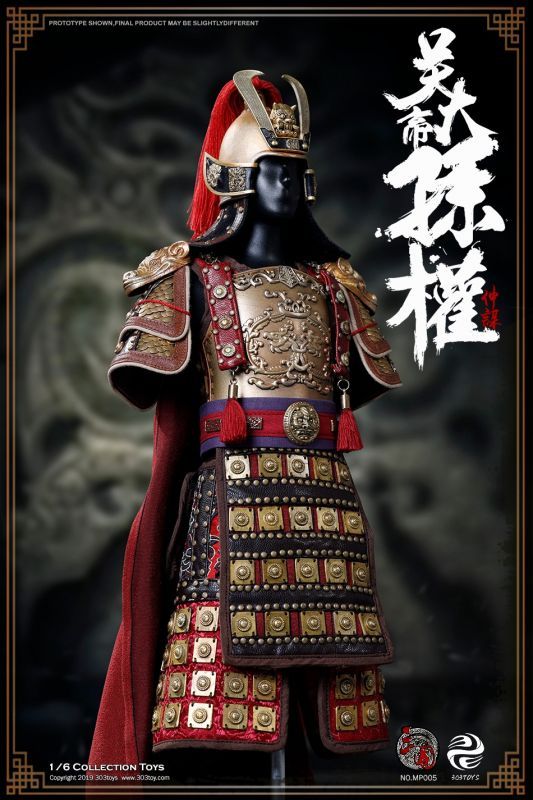 303TOYS 1/6 孫権 呉 三国志 アクションフィギュア ≪マスターピース