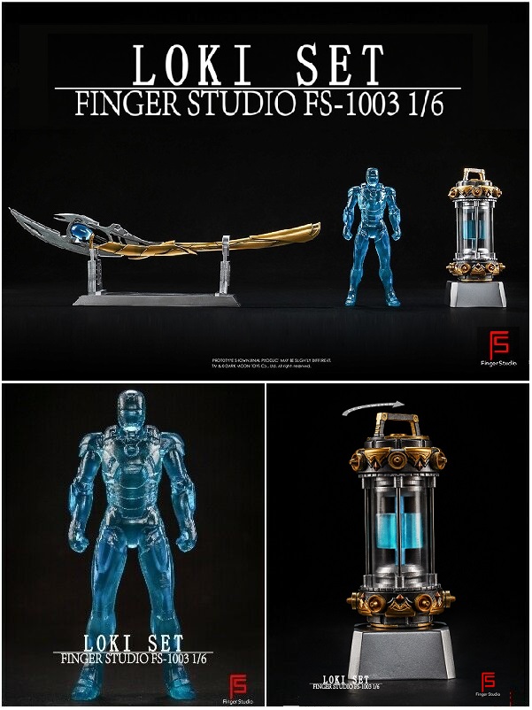 画像1: Finger Studio 1/6 ロキ アクセサリー 3点セット FS-1003 *お取り寄せ
