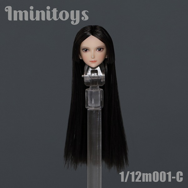 驚きの価格 ☆i-Mini ガールヘッドE（IMT-M019E）6949 Toys☆1/12