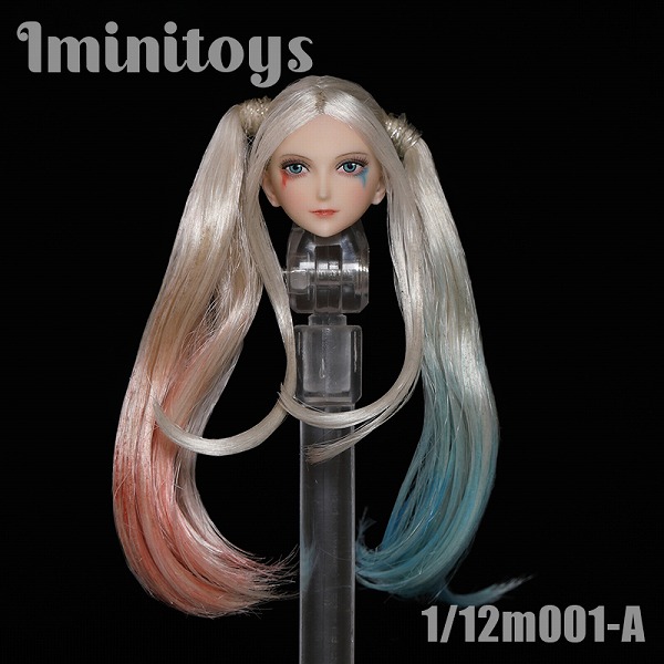 Iminitoys 1/12 M001 ガール ヘッド 4種 *お取り寄せ - 1/6フィギュア 