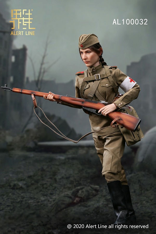 Alert Line 1/6 WWII ソビエト連邦 ソ連 女性衛生兵 アクション