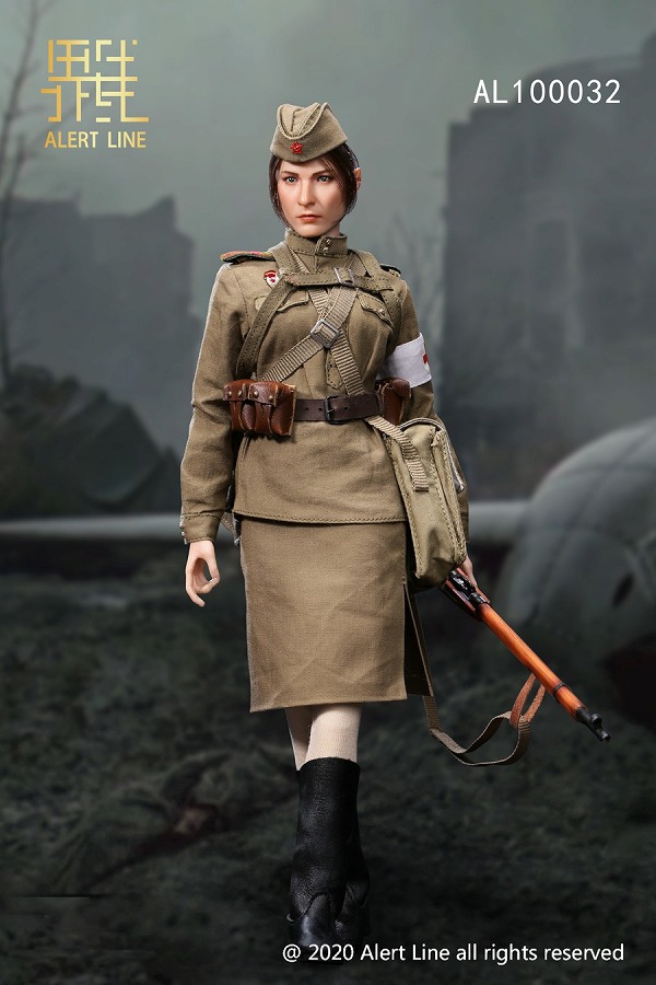 Alert Line 1/6 WWII ソビエト連邦 ソ連 女性衛生兵 アクション