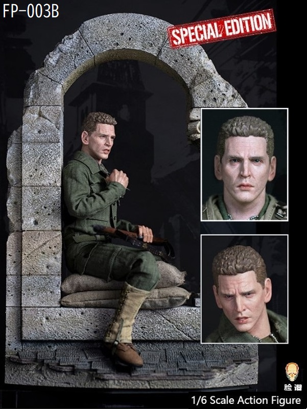 Facepoolfigure 1/6 FP003B WWII アメリカ陸軍第2レンジャー大隊 スナイパー 狙撃兵 France 1944  ≪スペシャルエディション版≫ ヘッド2個 アクションフィギュア ＆ ジオラマ セット *お取り寄せ