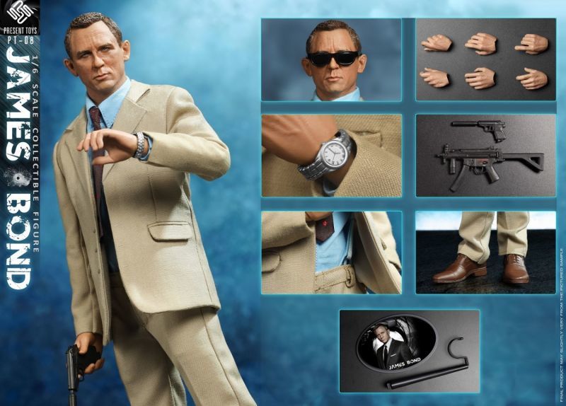 PRESENT TOYS 1/6 Agent 007 ボンド アクションフィギュア