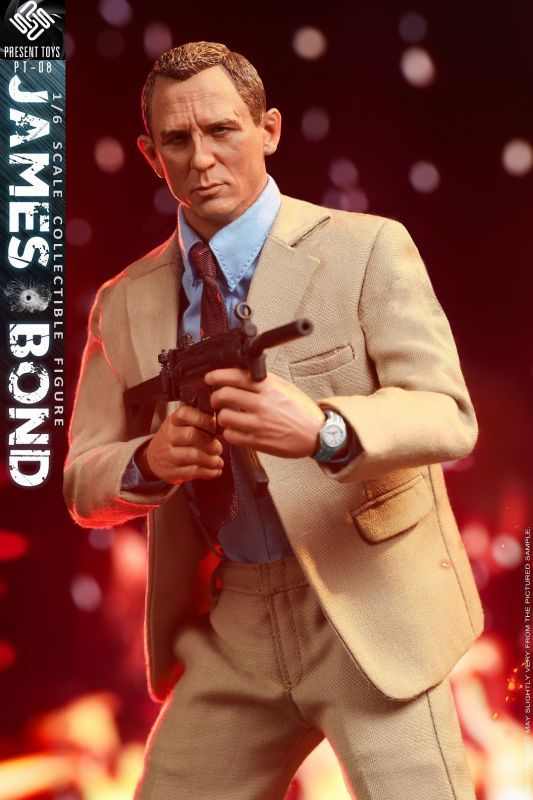 PRESENT TOYS 1/6 Agent 007 ボンド アクションフィギュア PT-SP08