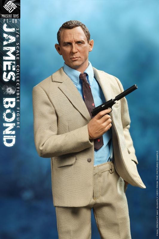 PRESENT TOYS 1/6 Agent 007 ボンド アクションフィギュア PT-SP08