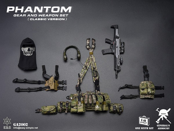 General's Armoury 1/6 Phantom Gear and Weapon Set (Classic Version 