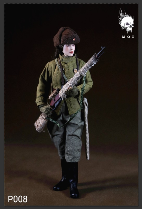 MOETOYS 1/6 P008 ソ連 ソビエト連邦 女性兵士 スナイパー アクション