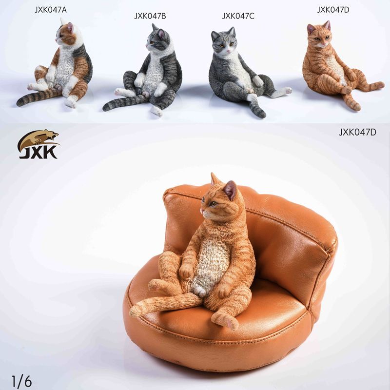 画像1: JxK Studio 1/6 ソファでくつろぐ猫 第2弾 4種 JXK047 *お取り寄せ
