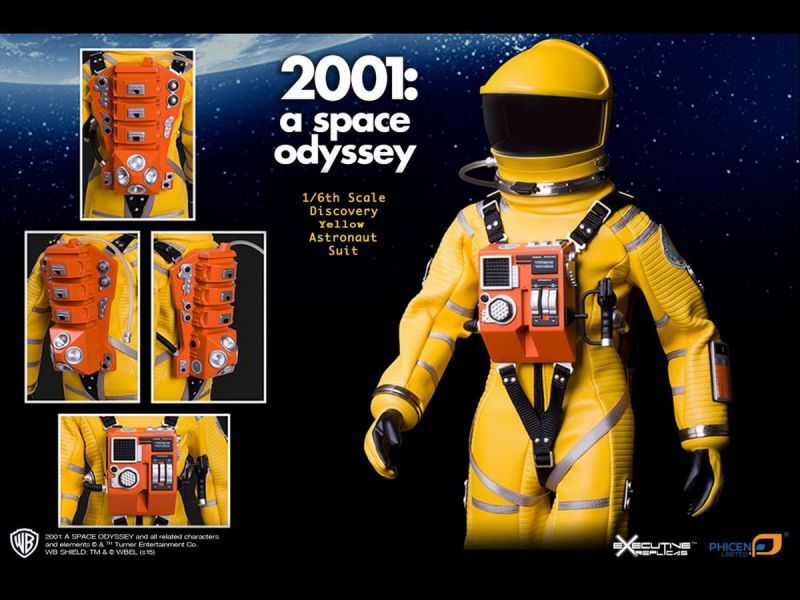 画像4: Executive Replicas 1/6 『2001年宇宙の旅』ディスカバリー アストロノーツ 宇宙服 ≪イエローカラー スーツ Ver.≫ ERWB2020-011 *お取り寄せ