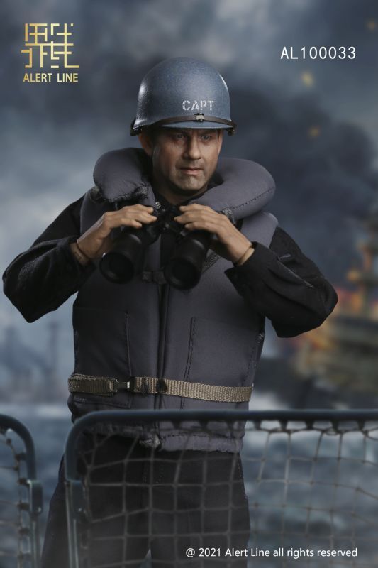 Alert Line 1/6 AL100033 WWII U.S. NAVY Destroyer Commander 第二次