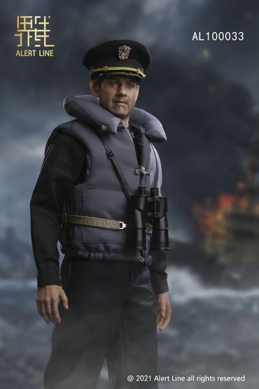 Alert Line 1/6 AL100033 WWII U.S. NAVY Destroyer Commander 第二次