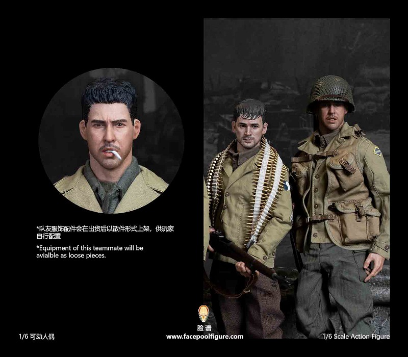 【新作人気SALE】FacepoolfigureFP006 WW2 アメリカ陸軍 第101空挺師団 ライアン一等兵 フランス1944 1/6スケールフィギュア 1/6 US 101st Airborne Private G.I.ジョー