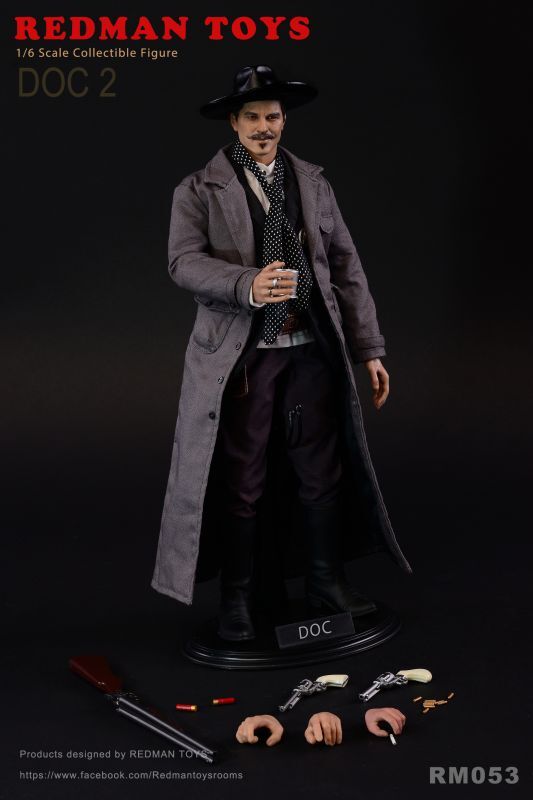 REDMAN TOYS 1/6 RM053 Cowboy doc 2 トゥームストーン ドク・ホリデイ ヴァル・キルマー アクションフィギュア