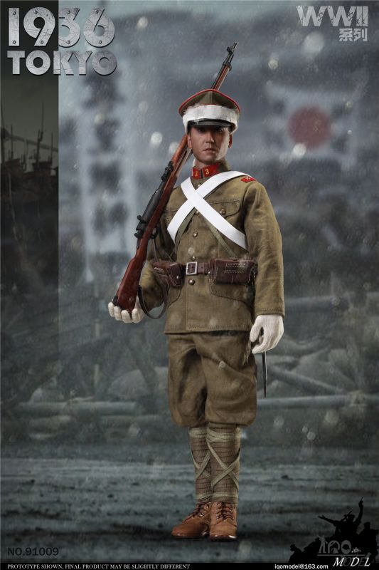 画像1: IQO Model 1/6 二・二六事件 大日本帝国陸軍 青年将校 東京 1936 アクションフィギュア 91009 *お取り寄せ