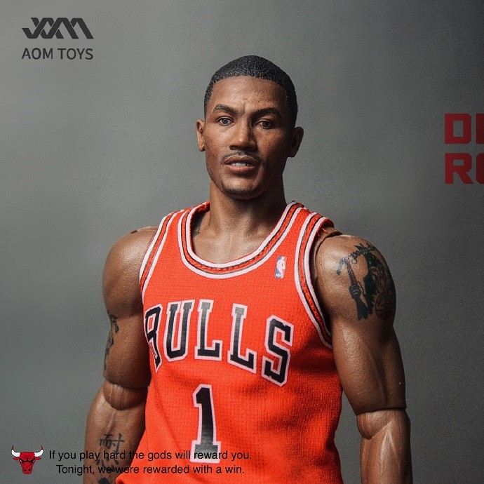 AOM TOYS 1/6 デリック・ローズ ヘッド 3種 Derrick Rose Headsculpt