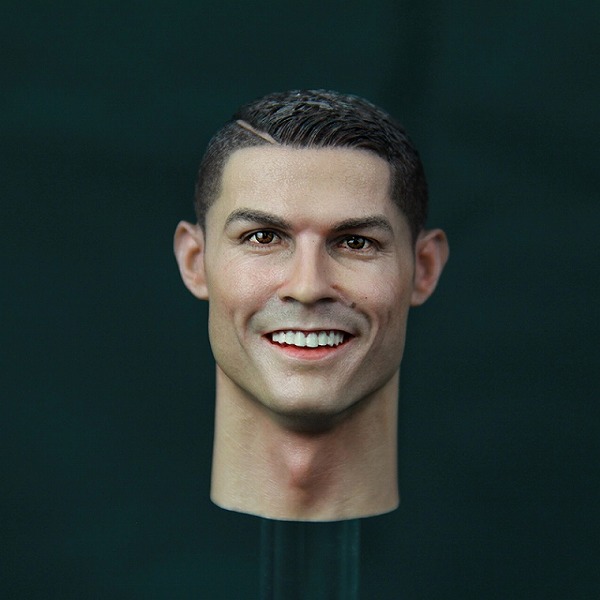 スポルティングリスボンロナウド フィギュア ヘッド 笑顔 1/6 ronaldo