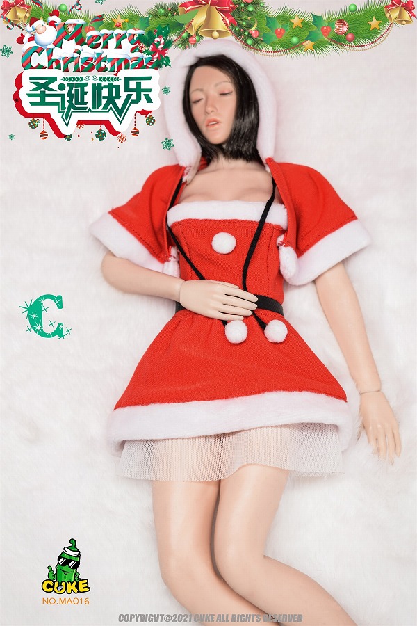 画像1: CUKE TOYS 1/6 メリークリスマス 衣装 Set 4種 MA-016 *お取り寄せ