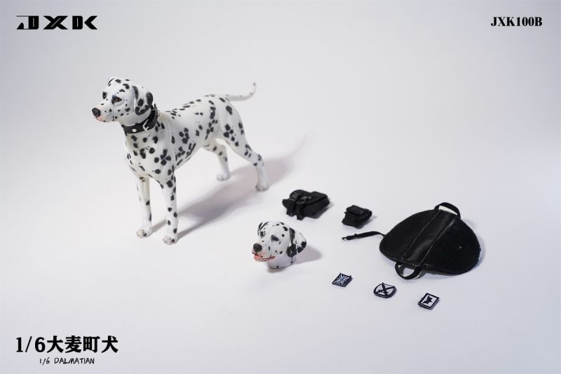 JxK Studio 1/6 JXK100 ダルメシアン 2種 差替えヘッド付き 犬 ドッグ 