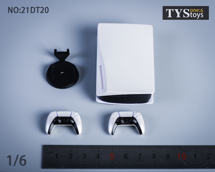 TYSTOYS 1/6 21DT20 ミニチュア アクセサリー PS5 TV game console 