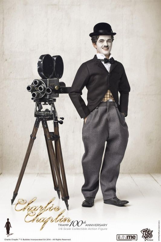 日本製定番チャーリー・チャップリン 1/6 フィギュア Charlie Chaplin 芸能人、タレント