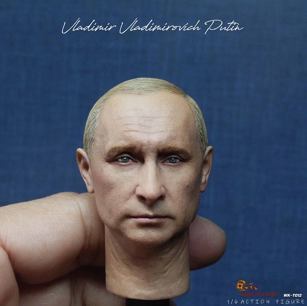 画像1: WOLFKING ロシア連邦 プーチン大統領 ヘッド 1/6 アクションフィギュア用 WK-T012 *予約