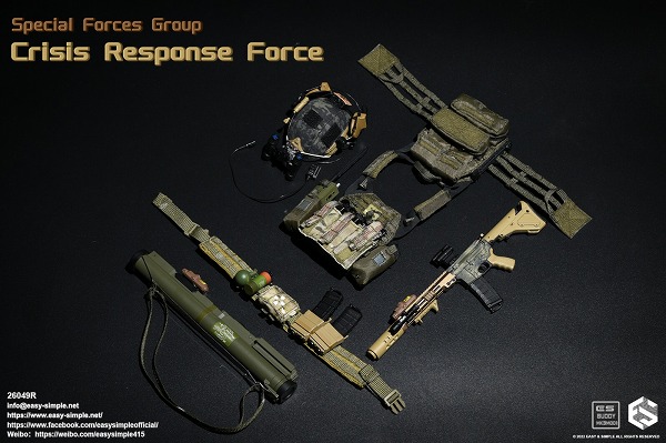 Easy & Simple 1/6 ES 26049R Special Forces Group Crisis Response