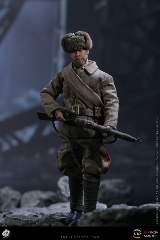 POPTOYS 1/12 ソビエト連邦 狙撃兵 ヴァシリ 相棒 CMS010 CMS011