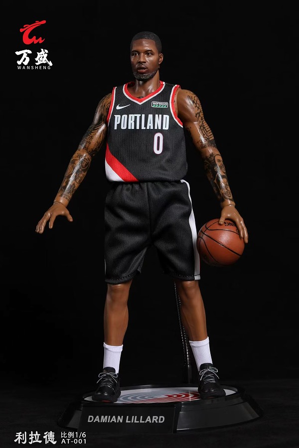 WANSHENG 1/6 NBA AMIAN LILLARD アクションフィギュア ( AT-001 )