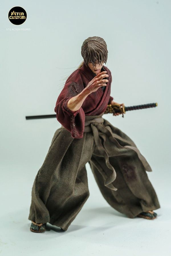 緊急特価 atoncustom 1/12 浪人剣士 ダメージ.Ver 未開封新品 検 