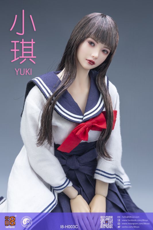 i8TOYS I8-H003 1/6 ガールヘッド 美少女 ユキ Yuki 眼球可動 5種 