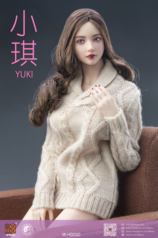 i8TOYS I8-H003 1/6 ガールヘッド 美少女 ユキ Yuki 眼球可動 5種 