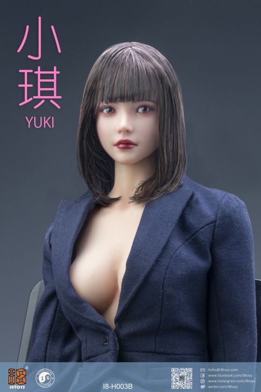 i8TOYS I8-H003 1/6 ガールヘッド 美少女 ユキ Yuki 眼球可動 5種 