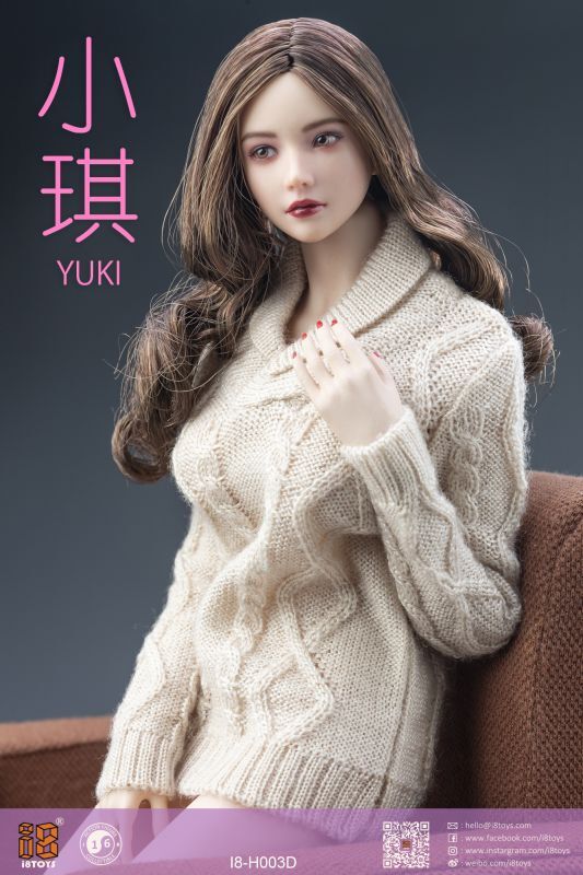i8TOYS I8-H003 1/6 ガールヘッド 美少女 ユキ Yuki 眼球可動 5種 