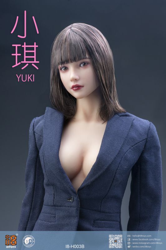 i8TOYS I8-H003 1/6 ガールヘッド 美少女 ユキ Yuki 眼球可動 5種