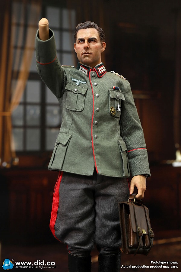 DID 1/6 D80162 クラウス・フォン・シュタウフェンベルク大佐 ”ヴァルキューレ作戦” 1944 アクションフィギュア Operation  Valkyrie Oberst I.G – Claus von Stauffenberg - 1/6フィギュア通販専門店 トレジャートイズ