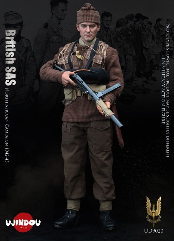 画像1: UJINDOU 1/6 WWII イギリス軍 特殊空挺部隊 北アフリカ戦線 1942-43 アクションフィギュア UD9020 *お取り寄せ