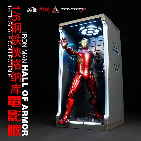 TOYS-BOX 1/6 アイアンマン ホール オブ アーマー LED グレー版