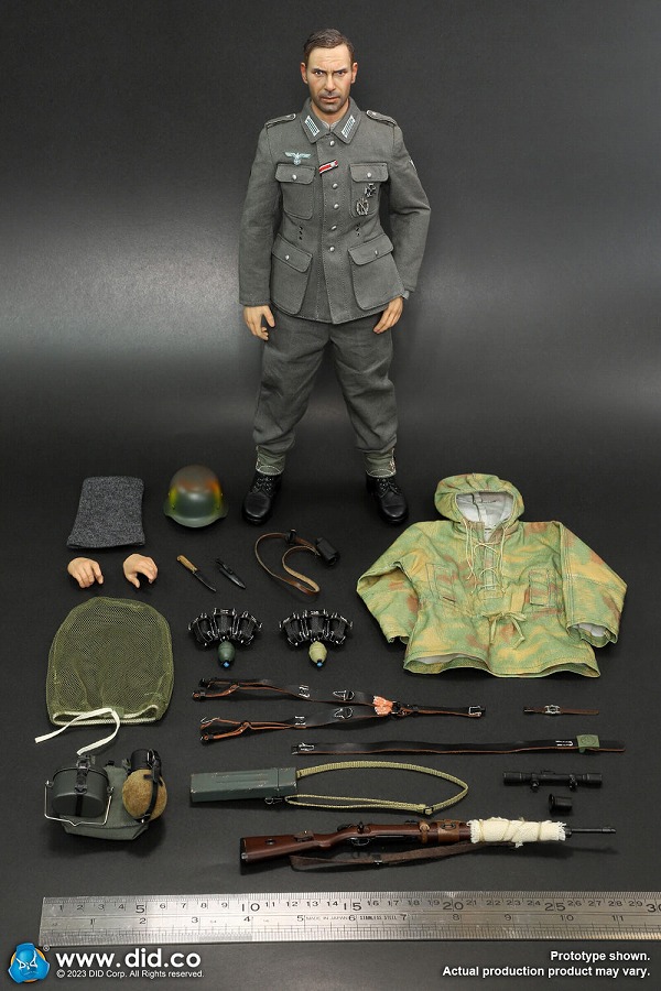 DID 1/6 D80163 WWII German Wehrmacht-Heer sniper - Wolfgang
