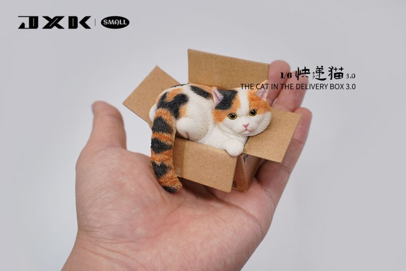 JxK Studio 1/6 段ボールに収まる猫 3.0 JS2305 A B C D スモール 猫