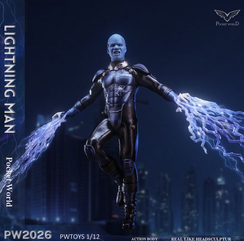 画像1: PWTOYS 1/12 Lightning Man アクションフィギュア PW2026 *予約