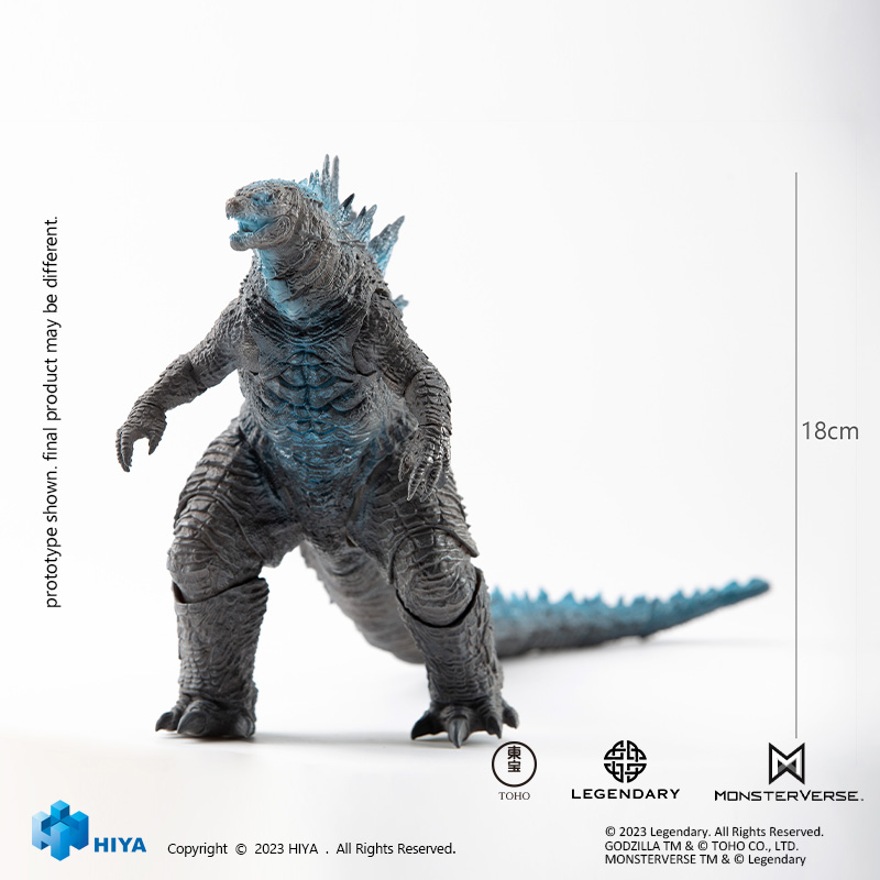 HIYA Toys ゴジラ 18cm 青い熱線 Ver. 可動フィギュア EBG0064 光線