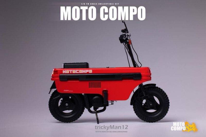 Trickyman12 1/6 MOTOCOMPO 折り畳み式 バイク モトコンポ ホンダ