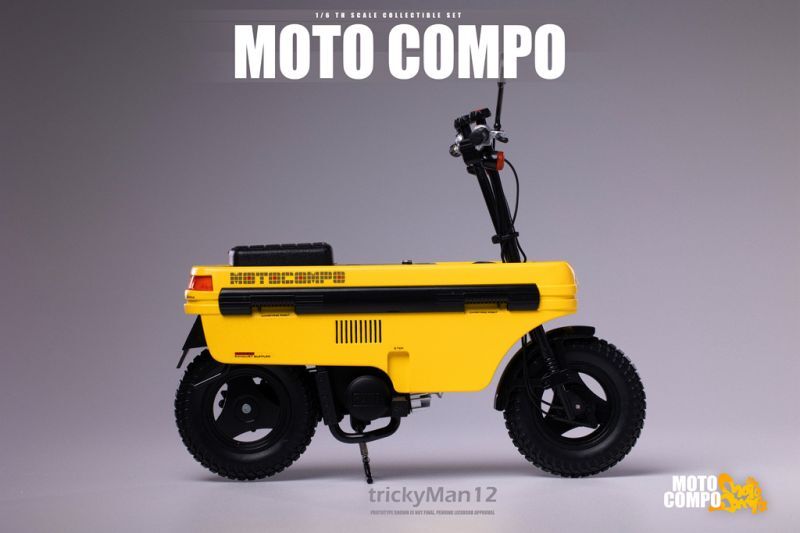 Trickyman12 1/6 MOTOCOMPO 折り畳み式 バイク モトコンポ ホンダ 