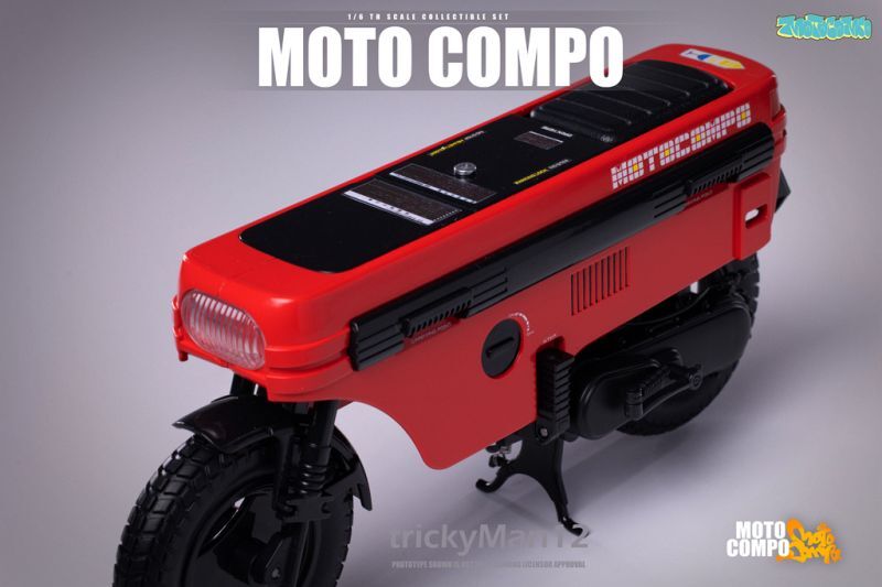 Trickyman12 1/6 MOTOCOMPO 折り畳み式 バイク モトコンポ ホンダ