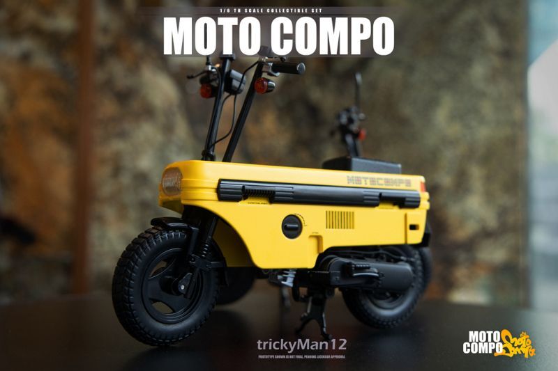 Trickyman12 1/6 MOTOCOMPO 折り畳み式 バイク モトコンポ ホンダ 