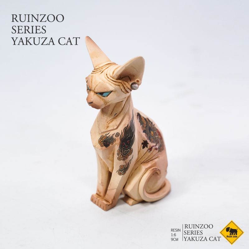 RZTYS 1/6 ruin zoo タトゥー スフィンクス キャット 猫 yakuza cat RZ2003 A B C 3種 -  1/6フィギュア通販専門店 トレジャートイズ